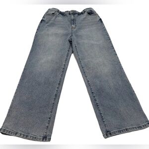 Bundaries Women's Light Blue Stretch Straight Leg Denim Jeans 5-Pocket Mid Rise